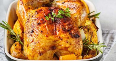 Pollo al horno con chorizo