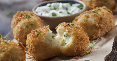 Bolitas de queso mozzarella