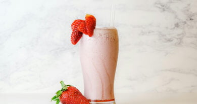 Batido de fresa