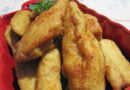 Pescado envuelto en huevo