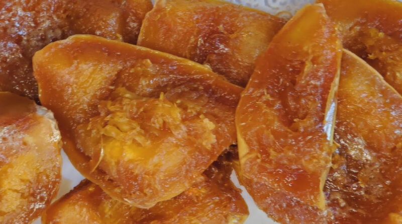 Chilacayote cristalizado