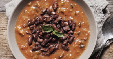 Sopa de frijoles