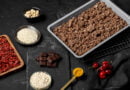 Carne molida con salsa inglesa