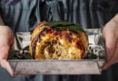 Lomo de cerdo relleno con verduras
