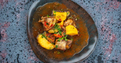 Pato guisado con papas