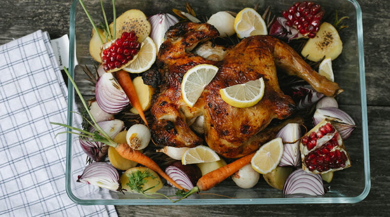 Pollo horneado