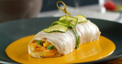Filete de pescado relleno