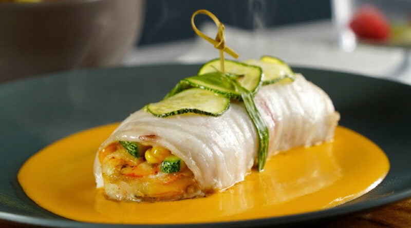 Filete de pescado relleno