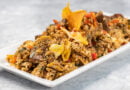 Arroz con cerdo y maíz