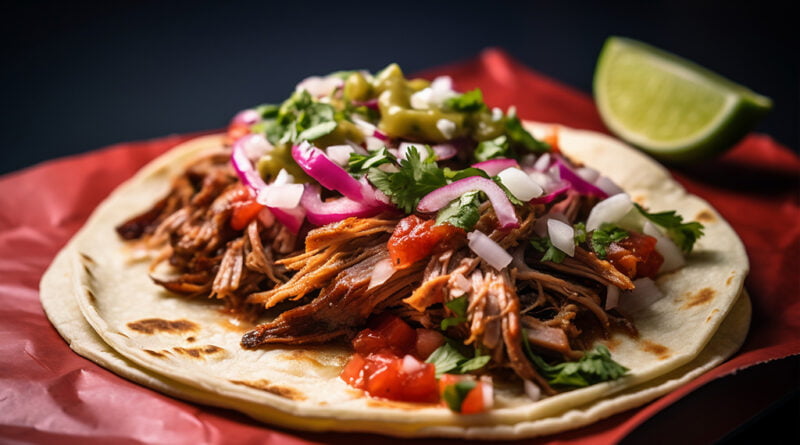 Fajitas de carne guisada