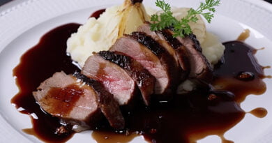 Lomo de cerdo en ciruela