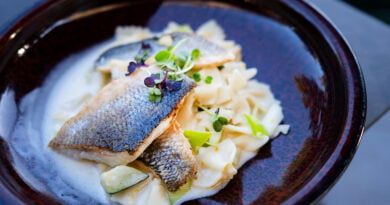 Tilapia en salsa de vino