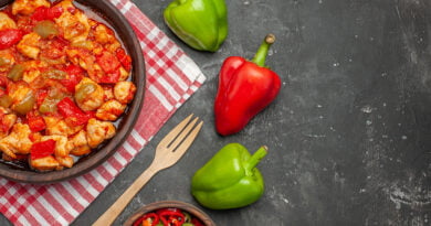 Pollo con chile pimiento